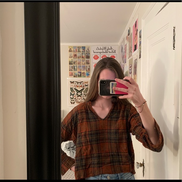 Madewell Tops - Quarter-Sleeve Shirt